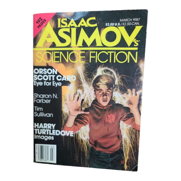 Isaac Asimov March 1987 Sci-Fi Magazine Vintage - Picture 1 of 5